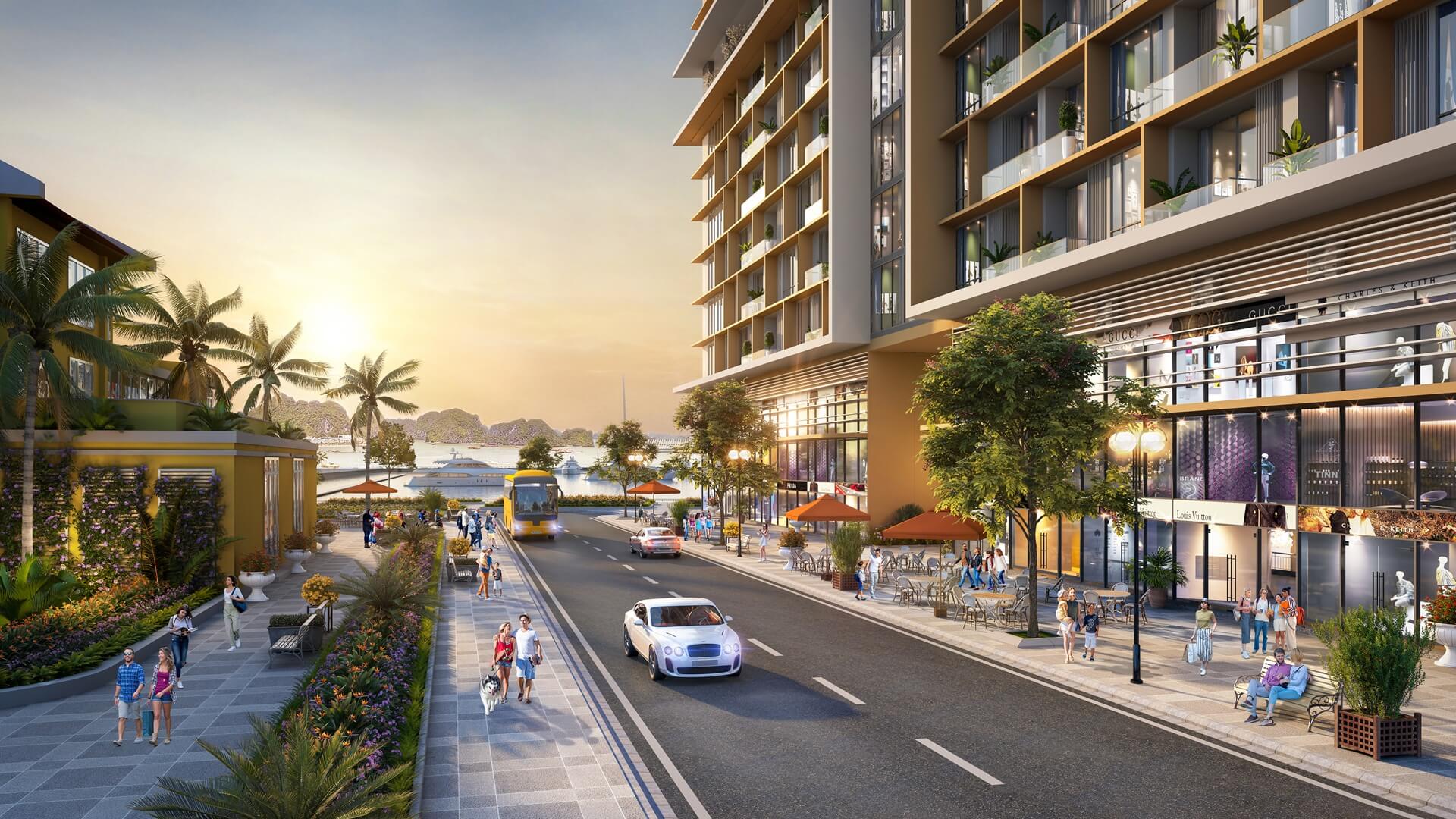 shophouse khối đế sun porto town hạ long