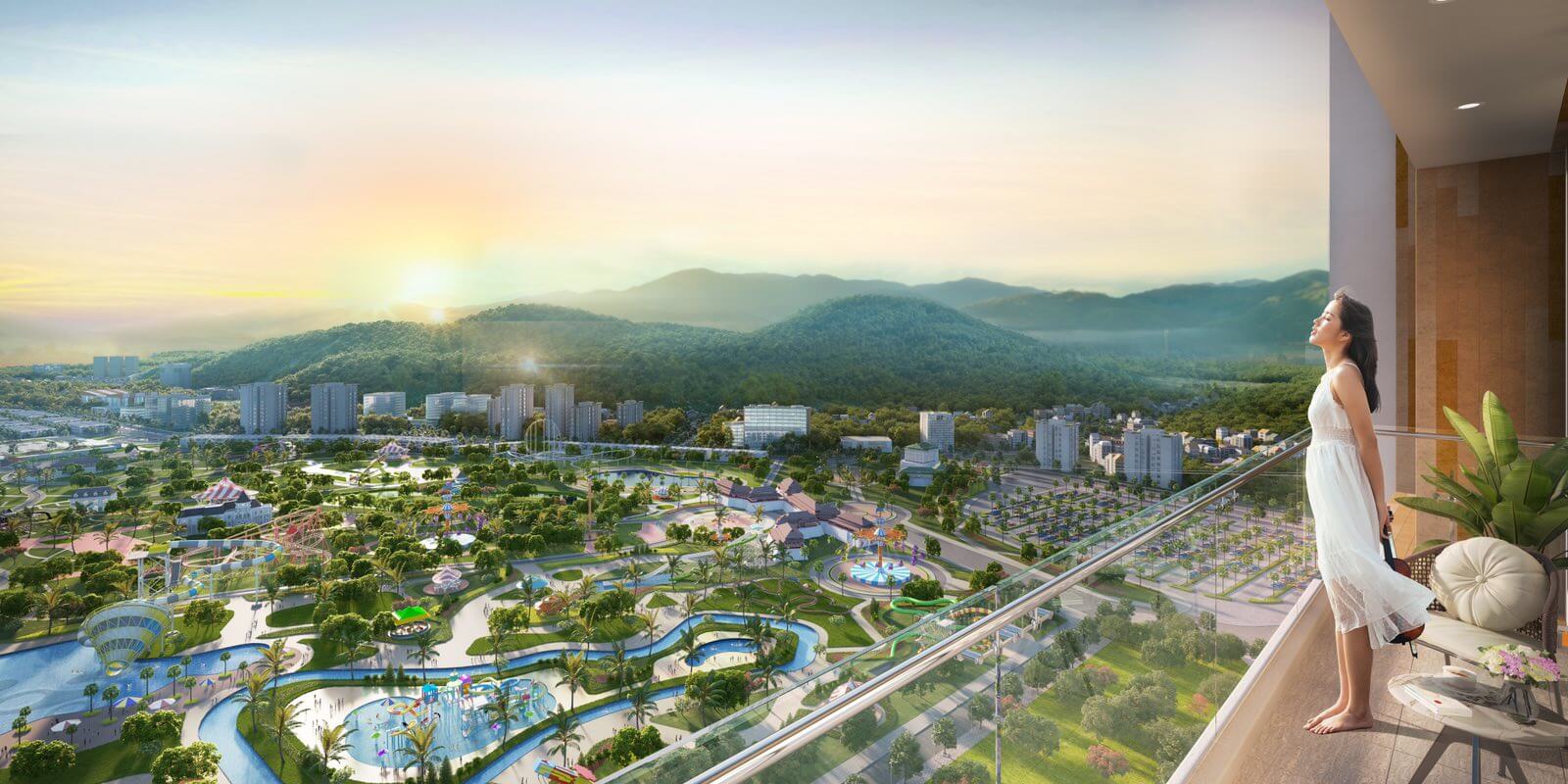 view căn hộ sun porto town bãi cháy hạ long
