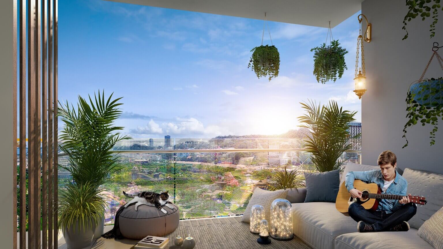 view căn hộ sun porto town bãi cháy hạ long
