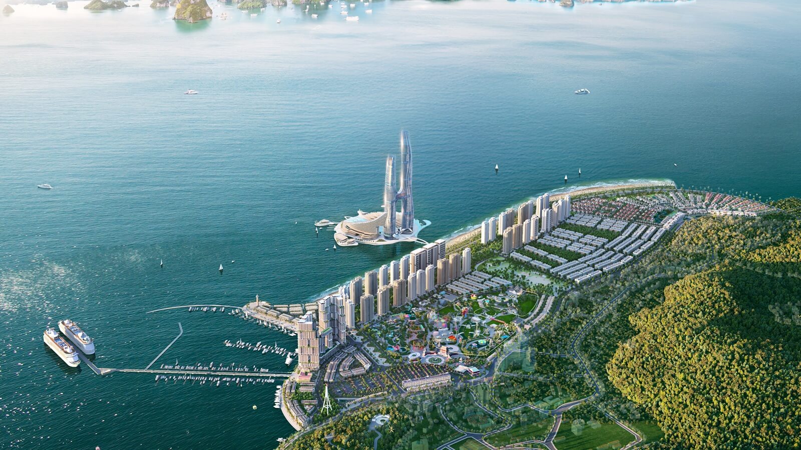 sun porto town hưởng tiện ích của dự án sun elite city