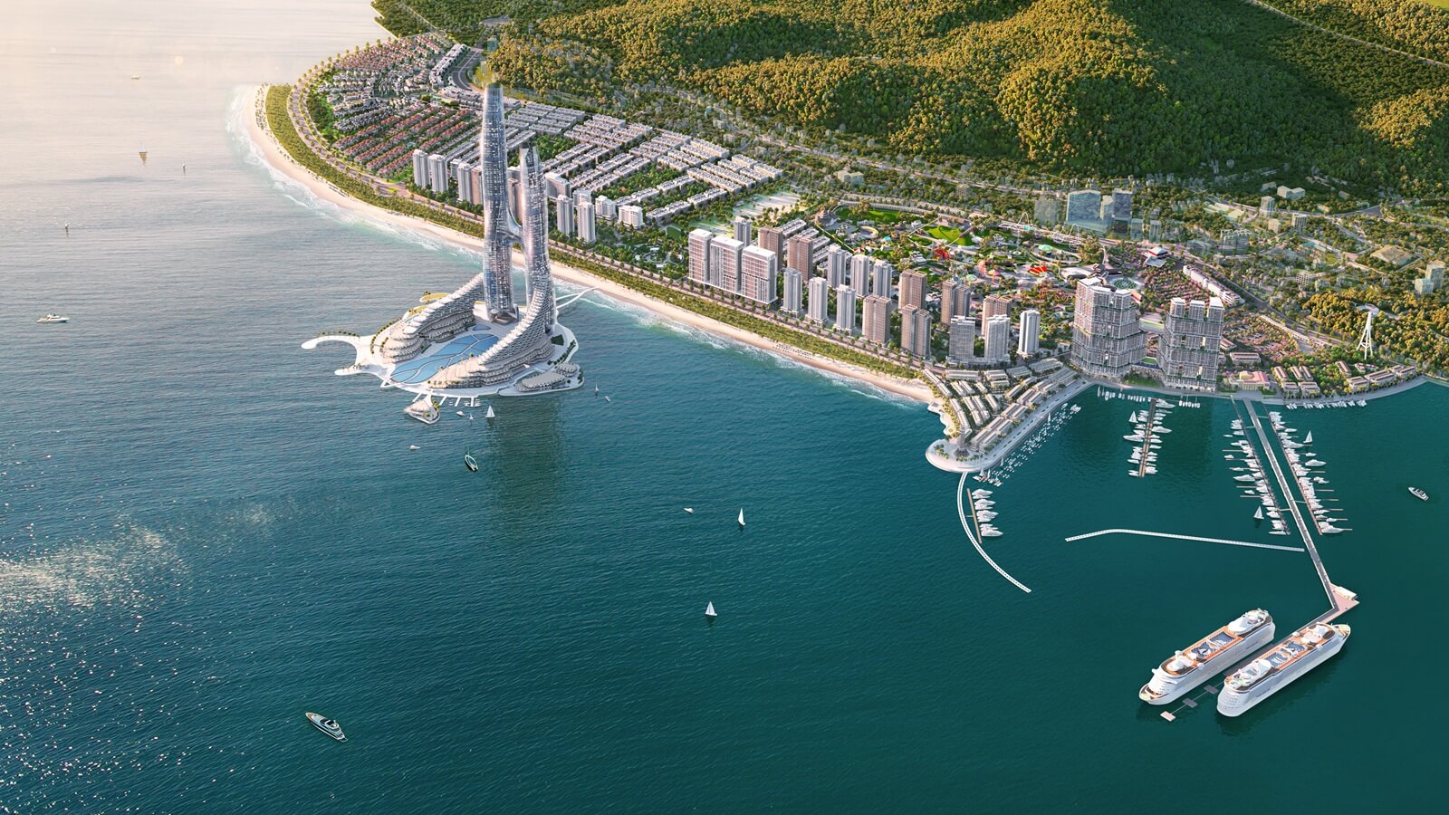 sun porto town hưởng tiện ích của dự án sun elite city